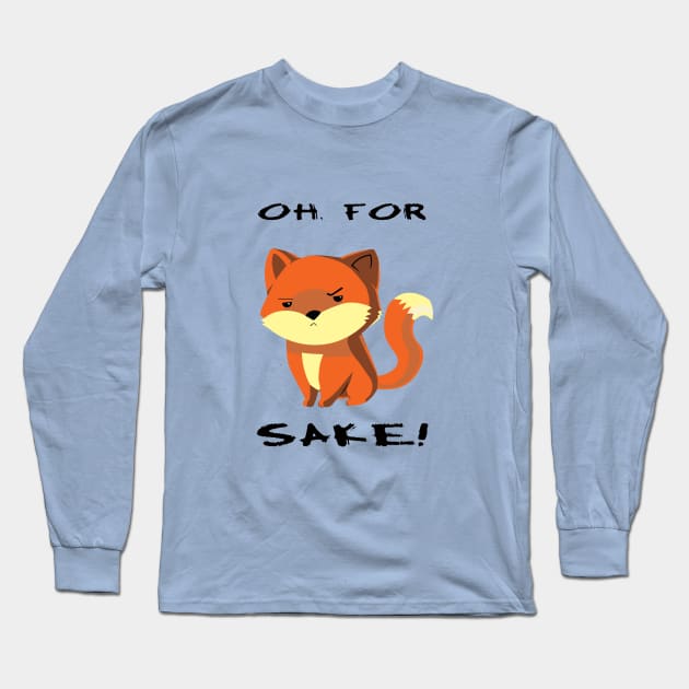 Oh, For Fox Sake! Long Sleeve T-Shirt by mynaito